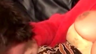 Big natural boobs mil loves young cock in pussy in mouth
