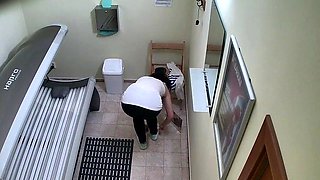 Czech amateur in solarium