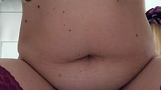 Torturing my pussy with clamps, nipples trapped in weights