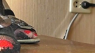 Stockings, Sandals and Cock (cam2)