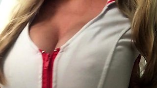 Blonde MILF with Big Boobs Playing Cam Free Porn