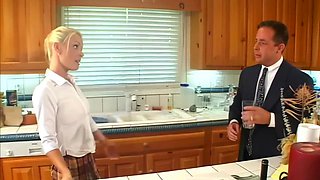 Jodie Moore Babysitter sucks big dick