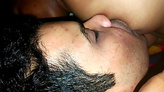 Tamil Desi Married Wife Sarla Hot Sex and Creampie with Neighbor Young Boy at Night