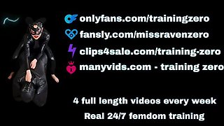 Training Zero's Anal Pegging Marathon: Testing Her Huge New Toys in Hardcore BDSM Slave Play - Real Homemade MILF Action!