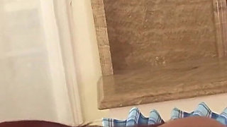 Russian redhead MILF Olga Cabaeva POV blowjob deepthroat facial