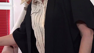 Ear Pulled and Spanked on Her Last Day