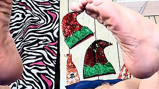 Slapping Her Face with His Amazing Cock Got This Whores Pussy Wet N Hit