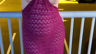 Hot Wife Showing off at the Resort!