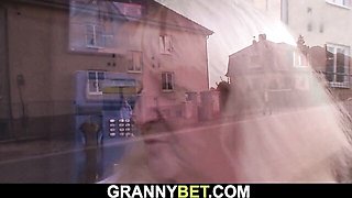 Granny Bet featuring miss's old sex