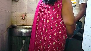 Sexy Aunty Fucked by Her Son in Law in Kitchen