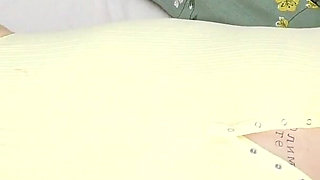 Redhead Teen Playing with Dildo in Upside Down Pose