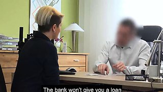 LOAN4K. Busty chick has sex in order for her to pay for job