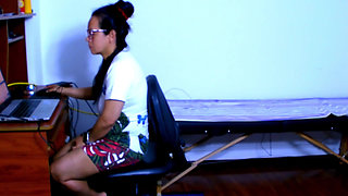 Boss Seduces a Secretary with Garabas and Olga
