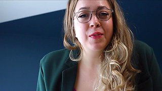 Whored Out Office Sissy - Pegging POV with Elle Eros