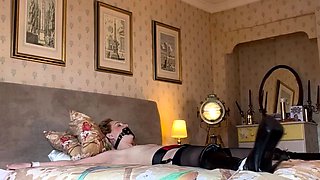 Amateur slut gangbang anal in stockings and lingerie