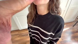Amateurtwo Horny Stepsister Begs for Cock and Gets Doggystyle Fuck with Big Ass - POV Blowjob