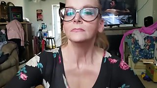 Mom sucks off step son cock while his dad is on the phone ***ROLE PLAY***