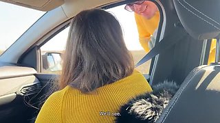 Laura Quest Outdoor Blowjob & Public Sex in Mountain Adventure - Amateur Romanian BFF Vlog