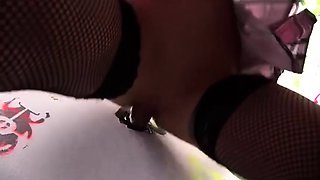 Slutty babes sucking and fucking big cocks gloryhole style