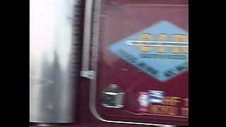 Tiny Asian Gets Fucked by a Big Cock in the Truck