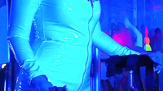 Goddess Eva Latex Domina Femdom Solo Fetish Toys Fuck BDSM Heels Pvc Big Ass MILF