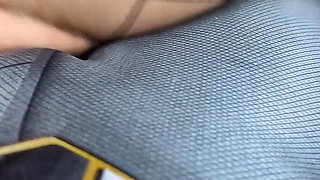 POV Marigalore Shinny Tan Pantyhose Encasement