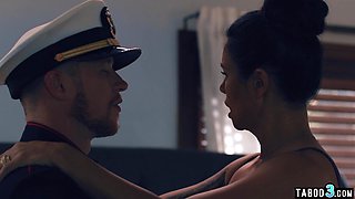 Stepson consoling his asian mommy stepmom