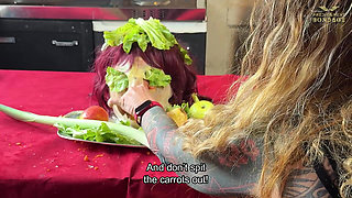 Humiliating the Slave at the Dining Table - Slave’s Head on a Platter (221)
