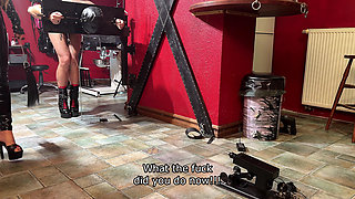 Heavy Nipple Play with Fucking Machine Twist (215)