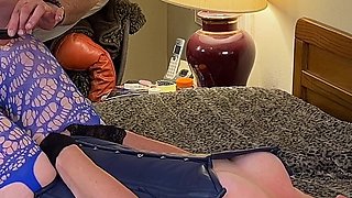 Granny Masturbation & Missionary Fuck to a Creampie