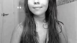 Vintage Video of Aida Cortez Taking a Shower 1