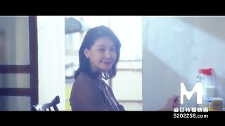 Hot Chinese Babe Abin in Steamy Sex Scene - Big Tits, Stockings & Wild Fucking (MD-0165-8)