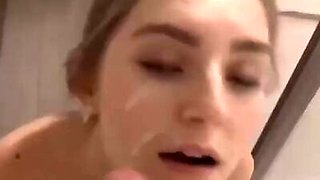 Stepsister Slut Fucked in the Shower after a Pool Party Eva Elfie
