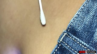 Bellybutton Play Turns to Desperate Self-pleasure on Cam... Fuuka Squirms as Lube Slides Deep Into Her Twitching Navel