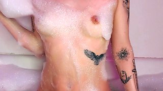 Curly Blonde Teen Records Solo Dildo Masturbation More at