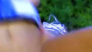Stunning blonde anally fucked by the swimming pool in outdoor activities