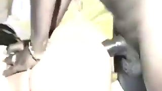 Watch Interracial birthday party - Doggy, Blowjob, Missonary Porn