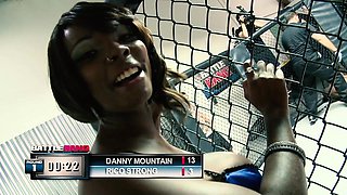 Stacy Adams Hops on the Winners Cock in the Mma Cage and Swallows His Cum