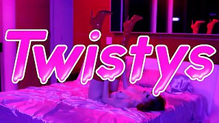 Twistys - when emily wright meets alexia anders, sparks fly and dress come off for some sloppy sapphic Pussy Eating