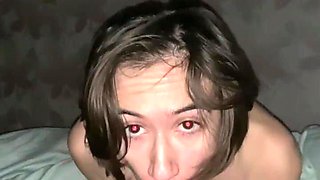 Crazy Sex in Bedroom Cum in My Mouth