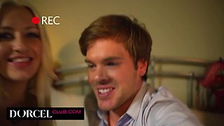 Crazy blondie is making love with guys and ladies and lovin’ every single 2nd of it