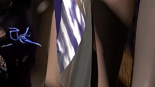 3D Two Busty Cosplay Slut Have First Time Foursome Sex