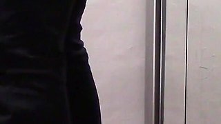 The MILF with Beautiful Legs and Pantyhose Irons and Gets Touched and Fucked