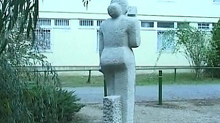 Cock Hungry German Babe Got Fucked in Office Gang Bang