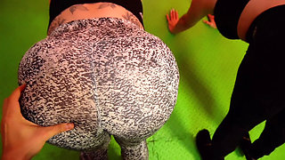 Trainer FUCKS my stepsister and me HARD at the END of the routine(PORN HD) - Katejenn, Yesenia