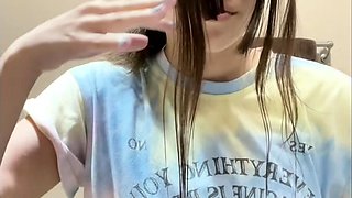 Brunette Solo Webcam Masturbation