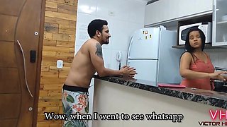 Fucking My Wife in the Kitchen