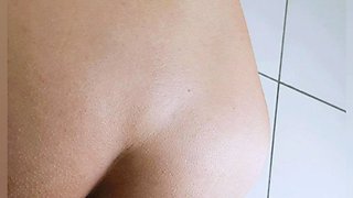 Blonde tight pussy babe solo toy fun in glamour masturbation