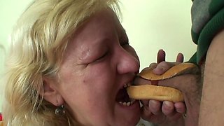 Grandma needs young dick in her ancient fucking cavity