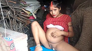 The Bihari Girl Went the Roof and Was Pressing Something and Fingrring Her Pussy